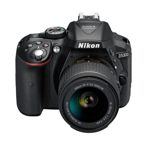 NIKON D5300 SLR-Kamera mit Objektiv - Schwarz + AF-P 18-55VR