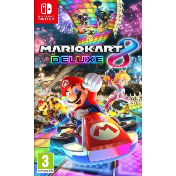 Nintendo Switch Pack Neon + Neue Super Mario Bros U Deluxe + Super Mario Party + Mario Kart 8 Deluxe + Download-Code 35 € Nintendo